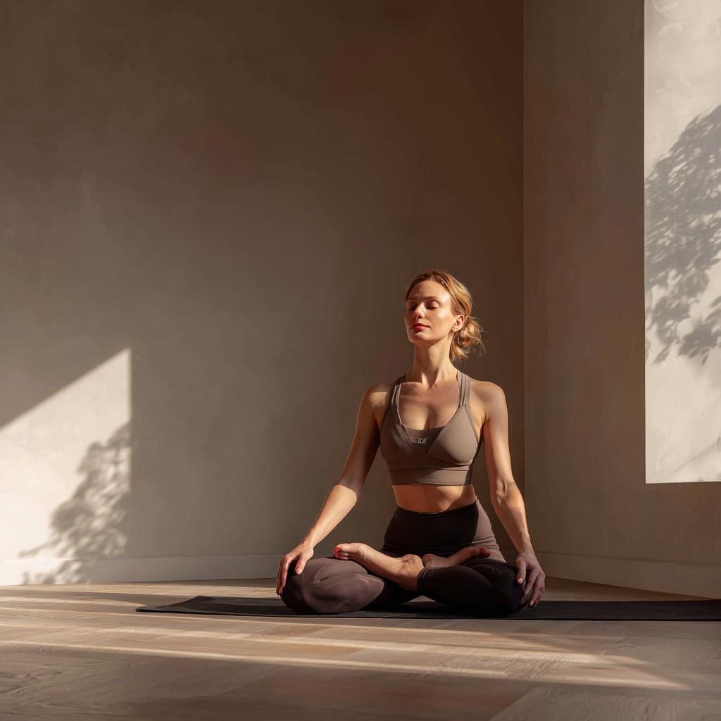 Мирна йога практика на природі